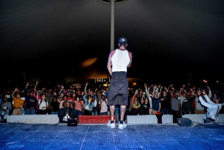 Dave East Performs for U.S. Troops in Qatar